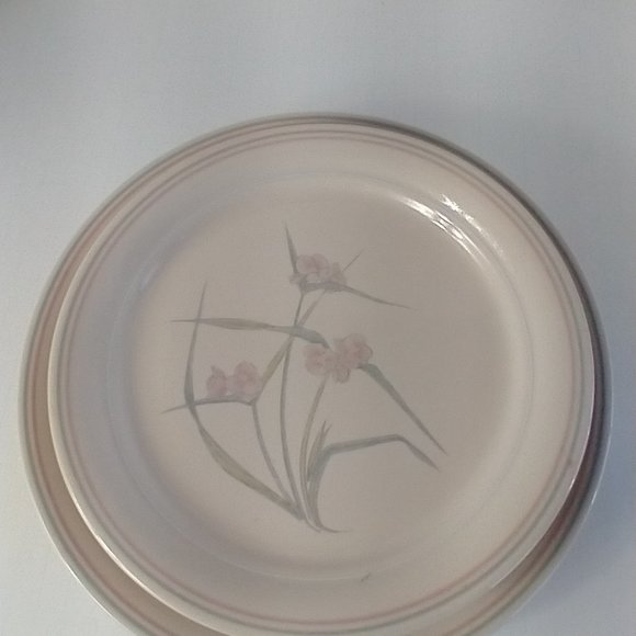 Vintage (5) Dinner & (6) Salad Plates by Corelle Corning Spring Pond Dinnerware - Picture 7 of 11